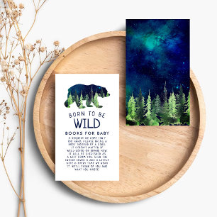 Geboren zu sein, um ein kostenloses Baby-Duschbuch Begleitkarte