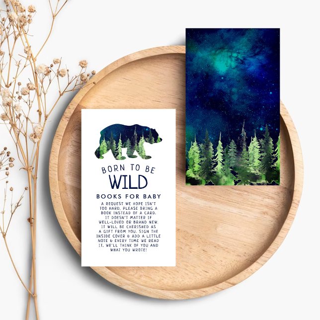 Geboren zu sein, um ein kostenloses Baby-Duschbuch Begleitkarte (Von Creator hochgeladen)