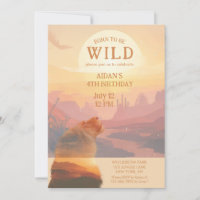 Geboren zu sein Wild African Lion Geburtstag