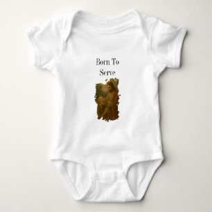 Geboren zu servieren, Heben auf Liebe Baby Shirt