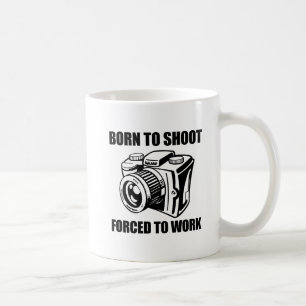 Geboren zu Shoot Funny Mug Kaffeetasse
