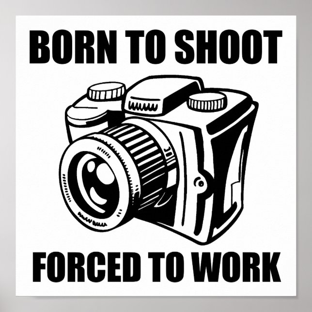 Geboren zu Shoot Funny Poster (Vorne)