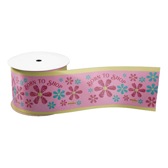 Geboren zu Shop Ribbon von Dichterin Adiela Akoo Satinband (Spule)