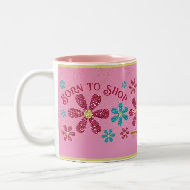 Geboren zu Shop-Tasse Zweifarbige Tasse (Links)
