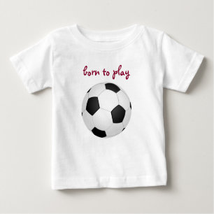 Geboren zu spielen, Fußball-Ball, Future Star, Tre Baby T-shirt