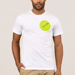 Geboren zu spielen, mit Tennisball T-Shirt