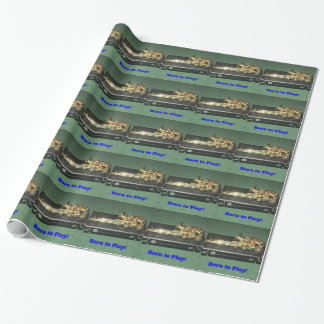 Geboren zu spielen (Saxaphone) Geschenkpapier