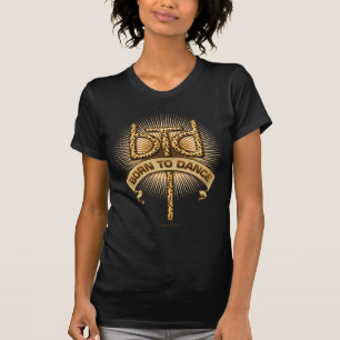 Geboren zu tanzen (Leopard) T-Shirt
