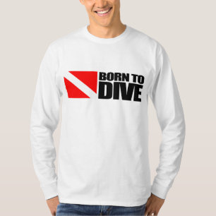 Geboren zu tauchen T-Shirt