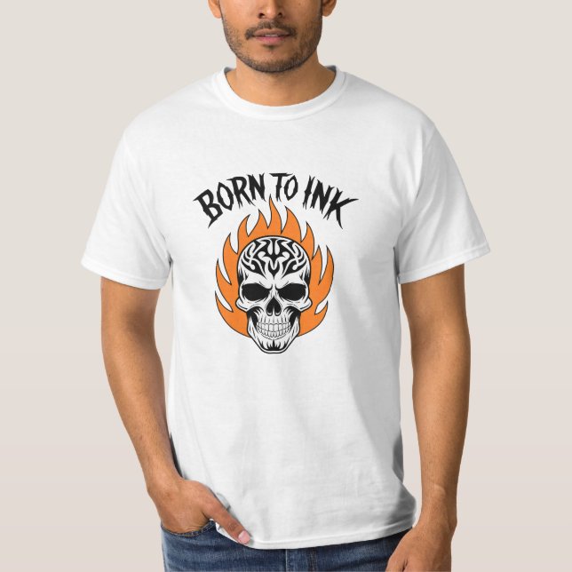 Geboren zu Tinte T-Shirt (Vorderseite)