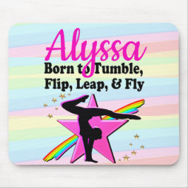 GEBOREN ZU TUMBLE, GEDREHT, ABSCHLIESSEN UND FLIEG MOUSEPAD