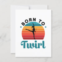 Geboren zu Twirl Niedlich Baton Twirler