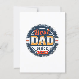 Geboren zu Vater - Personalisiertes Jahr Vintag Po Postkarte