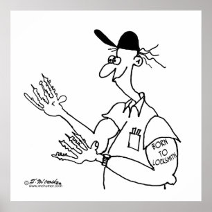 Geboren zum Bauschlosser Poster