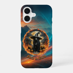 Geboren zum Burn Hexe iPhone Case 16 Hülle