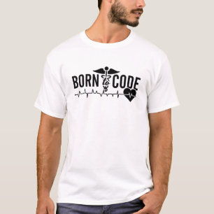 Geboren zum Code des ICD-Codings für Ärztliche Cod T-Shirt