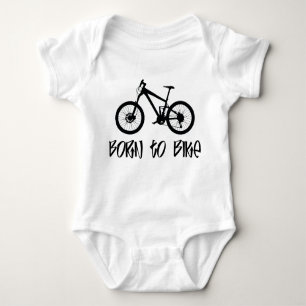 Geboren zum Fahrrad Baby Strampler