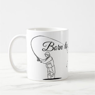 Geboren zum Fischfang Kaffeetasse