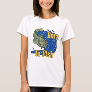 Geboren zum Fish Fishing-Thirt T-Shirt