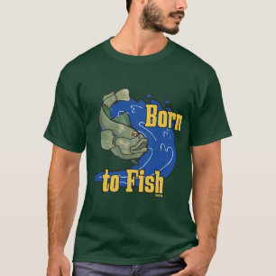 Geboren zum Fish Fishing-Thirt T-Shirt