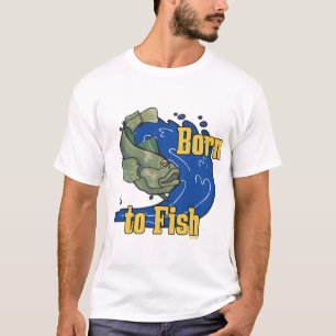 Geboren zum Fish Fishing-Thirt T-Shirt