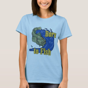 Geboren zum Fish Fishing-Thirt T-Shirt