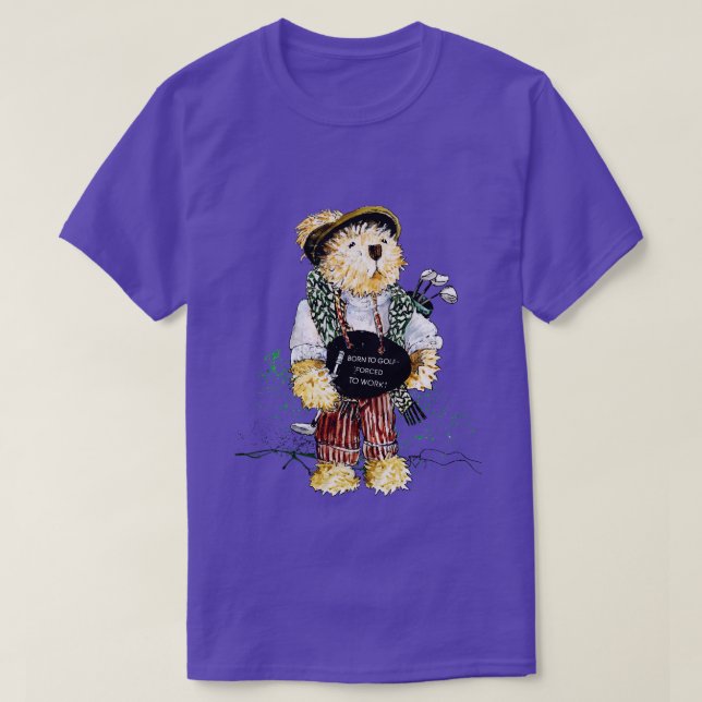 Geboren zum Golf T-Shirt (Design vorne)