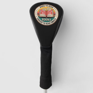 Geboren zum Lesen von Büchern, die zum Lesen von E Golf Headcover