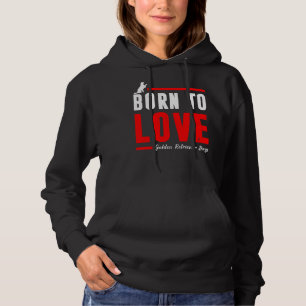 Geboren zur Liebe Golden Retriever Dog Hoodie