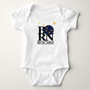 GEBORENE Anchorage Alaska Baby Strampler