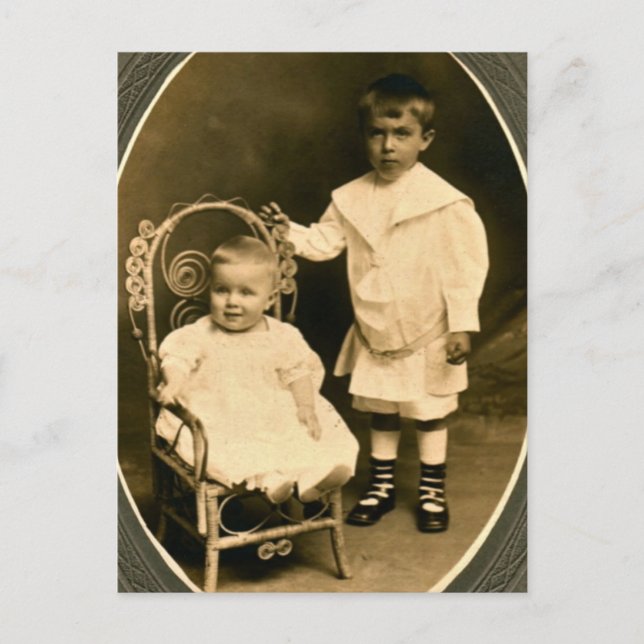 Geborene Brüder, für immer Freunde Postkarte (Vorderseite)