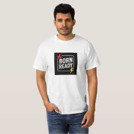 Geborene Fertigstellung von Vertrauensstipografie T-Shirt