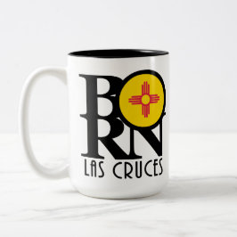 GEBORENE Las Cruces New Mexico 15oz Zweifarbige Tasse