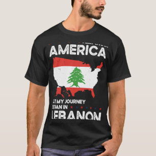 Geborene libanesische Staatsbürgerschaft USA 2 T-Shirt