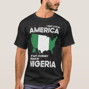 Geborene nigerianische Staatsbürgerschaft USA T-Shirt