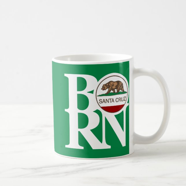 GEBORENE Santa Cruz 11oz Tasse (Rechts)