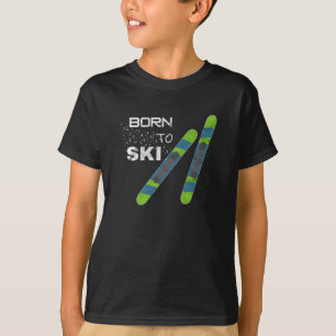 Geborene Skipiste T-Shirt