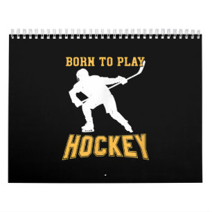 Geborene Spiele Hockey-Spieler-Geschenk Field Hock Kalender