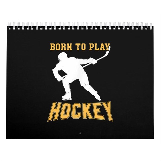 Geborene Spiele Hockey-Spieler-Geschenk Field Hock Kalender (Titelbild)