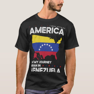 Geborene venezolanische Staatsbürgerschaft in den T-Shirt