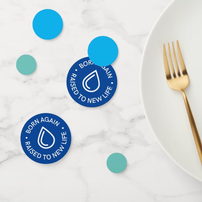 Geborene wieder Taufe Table Confetti Konfetti (Gruppe)