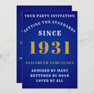 Geborenen 1931 90. Geburtstagszeit Liebe Ihren Nam Einladung