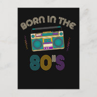 Geborener 80er Alte Schulmusik 1980er Geburtstagsp