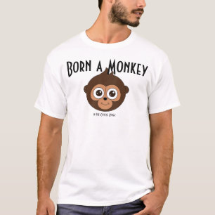 Geborener Affe T-Shirt