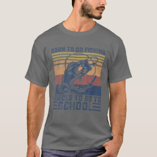Geborener Fisch für Bassfische T-Shirt