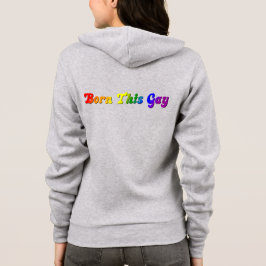 Geborener Gay - Fett Rainbow LGBTQ+ Prix Hoodie