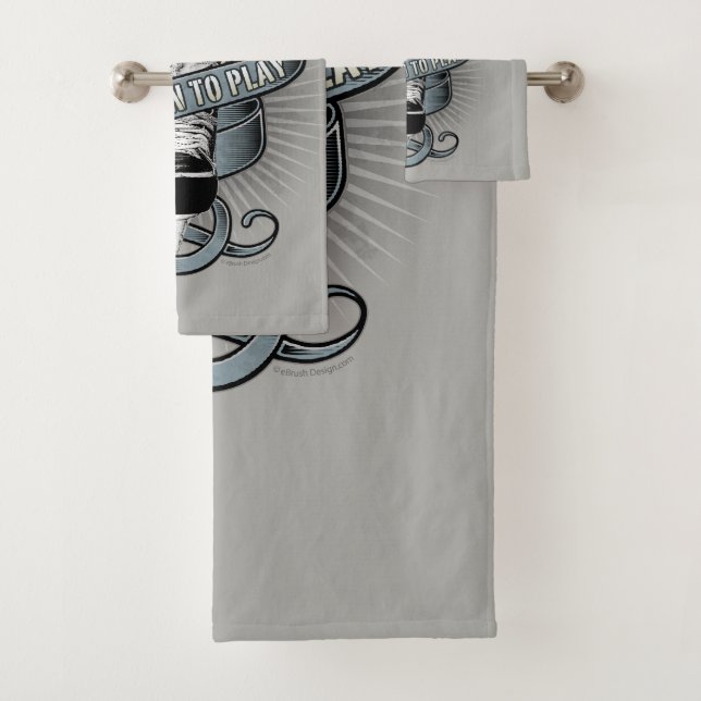 Geborener Hockey II Badhandtuch Set (Insitu)