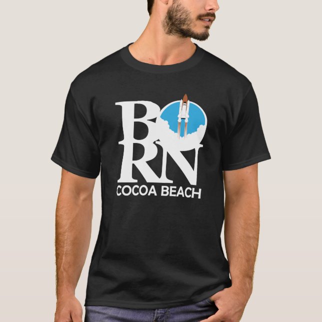 GEBORENER Kakao-Strand T-Shirt (Vorderseite)