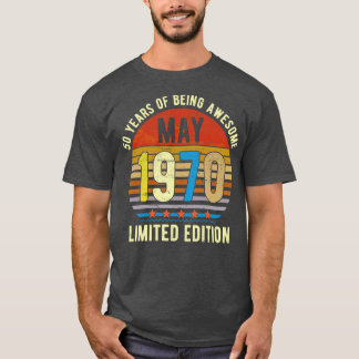 Geborener Mai 1970 Limited Edition Bday Geschenke  T-Shirt