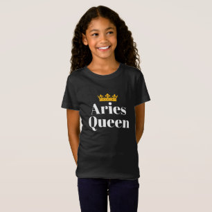 Geborener März April Aries Queen Zodiac Aries T-Shirt